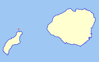 Map Showing Location of Lehua Island