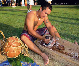 Making Hawaiian Poi